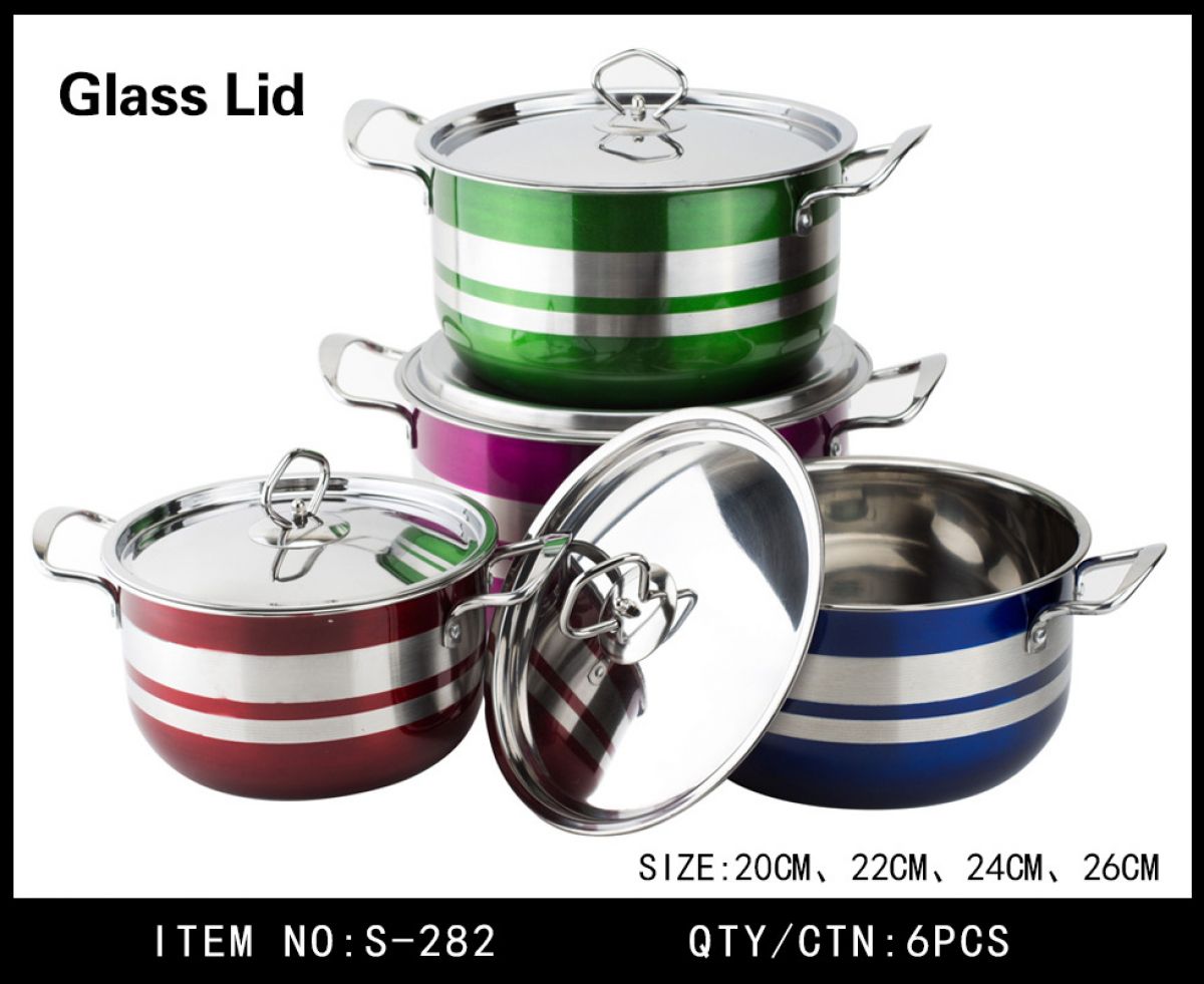 PANCI SET S-282 UKURAN 20CM-26CM ISI 6 PCS