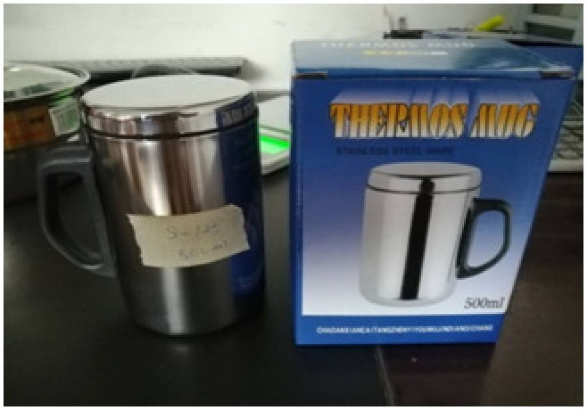 MUG STAINLESS S-125 500ML ISI 120 PCS