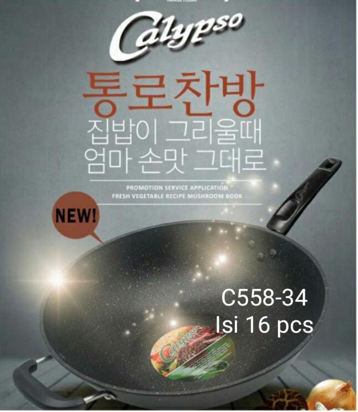 WAJAN HITAM C558-34 ISI 16 PCS