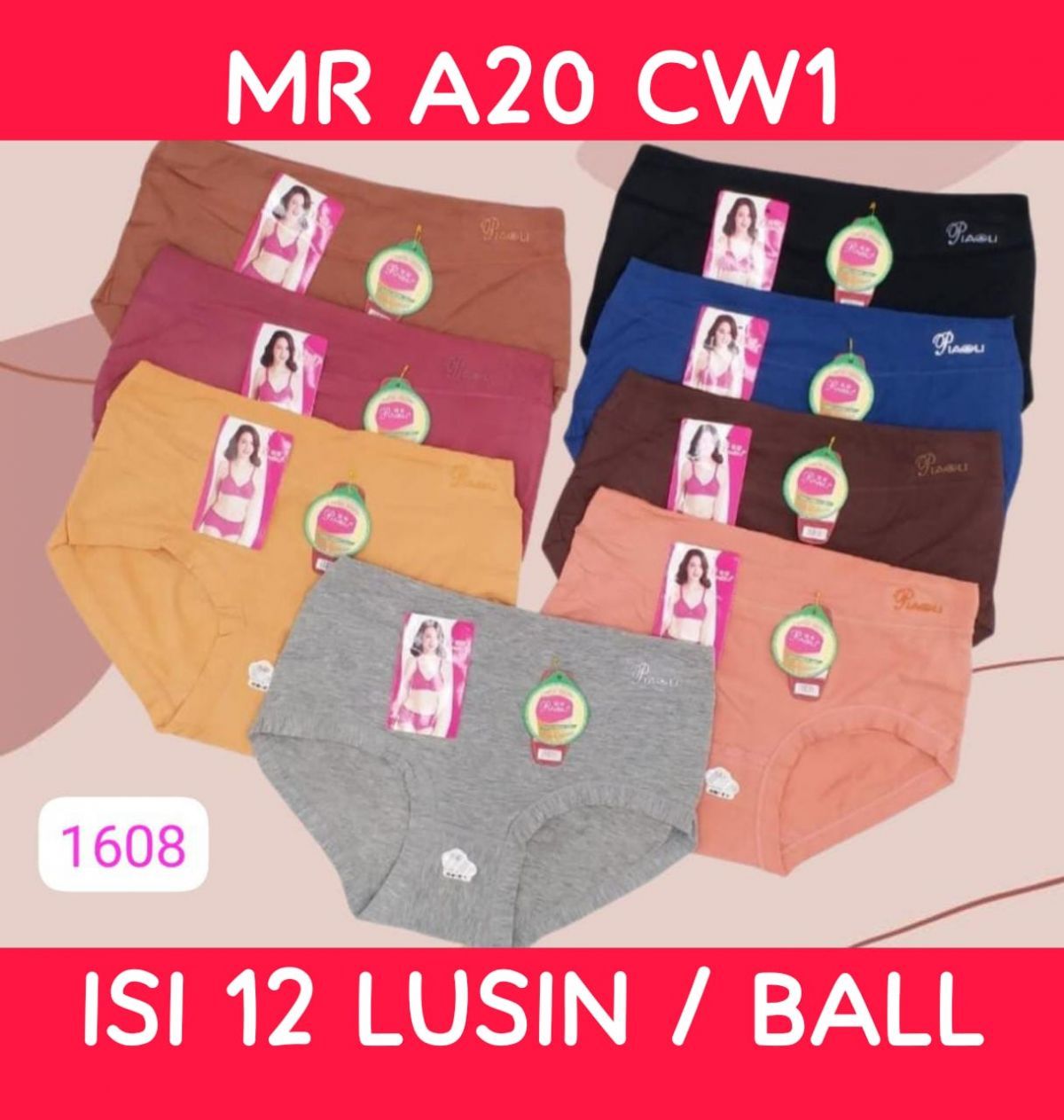 CELANA DALAM MR A20 CW1 UKURAN XL ISI 12 LUSIN
