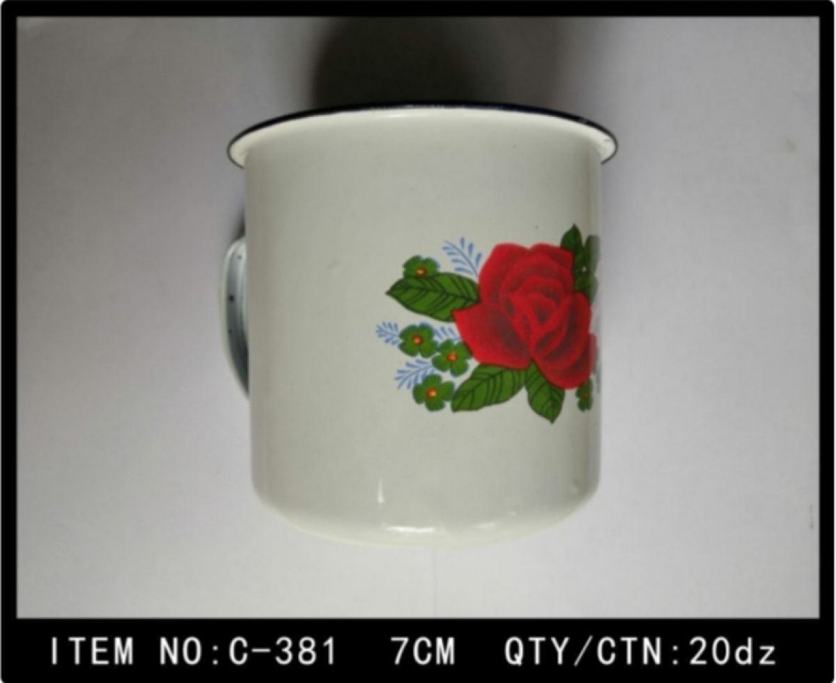 MUG ENAMEL C-381 (7CM) ISI 20 LUSIN