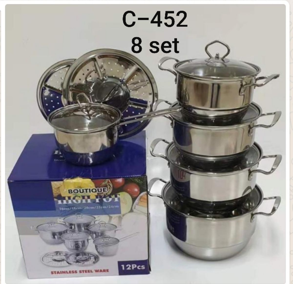 PANCI SUSUN 5 C-452 ISI 8 SET