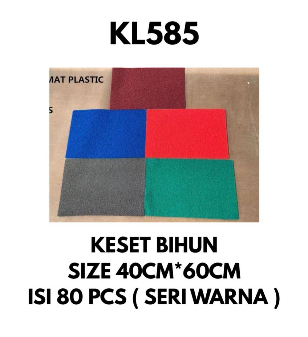 KESET BIHUN KL585 UKURAN 40CM * 60CM ISI 80 PCS