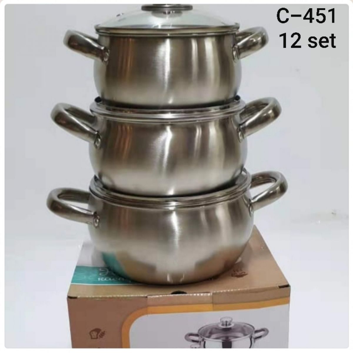 PANCI SUSUN 3 C-451 ISI 12 SET