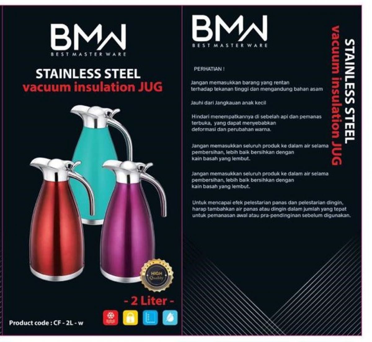 COFFE POT CF-2L-W ISI 24 PCS