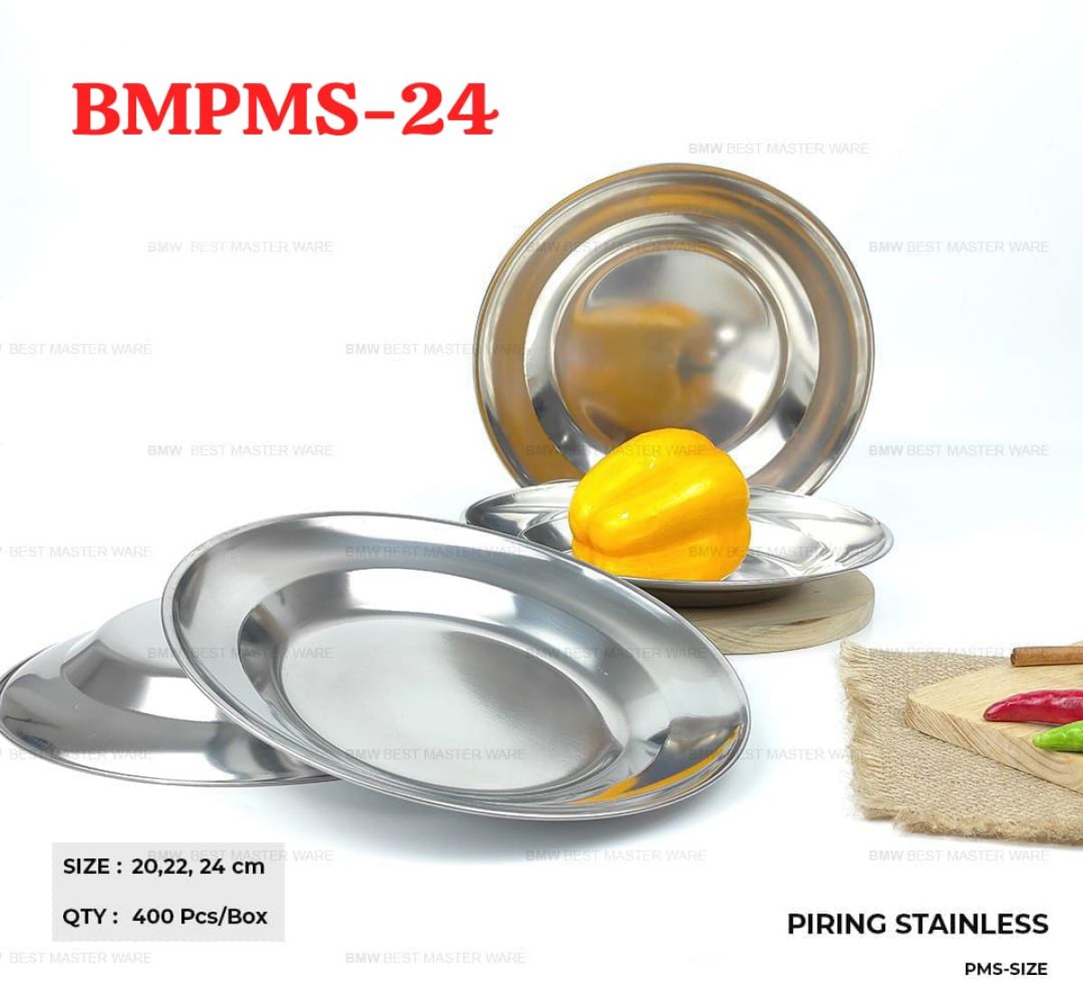 PIRING STAINLESS BMPMS-24 ISI 400 PCS