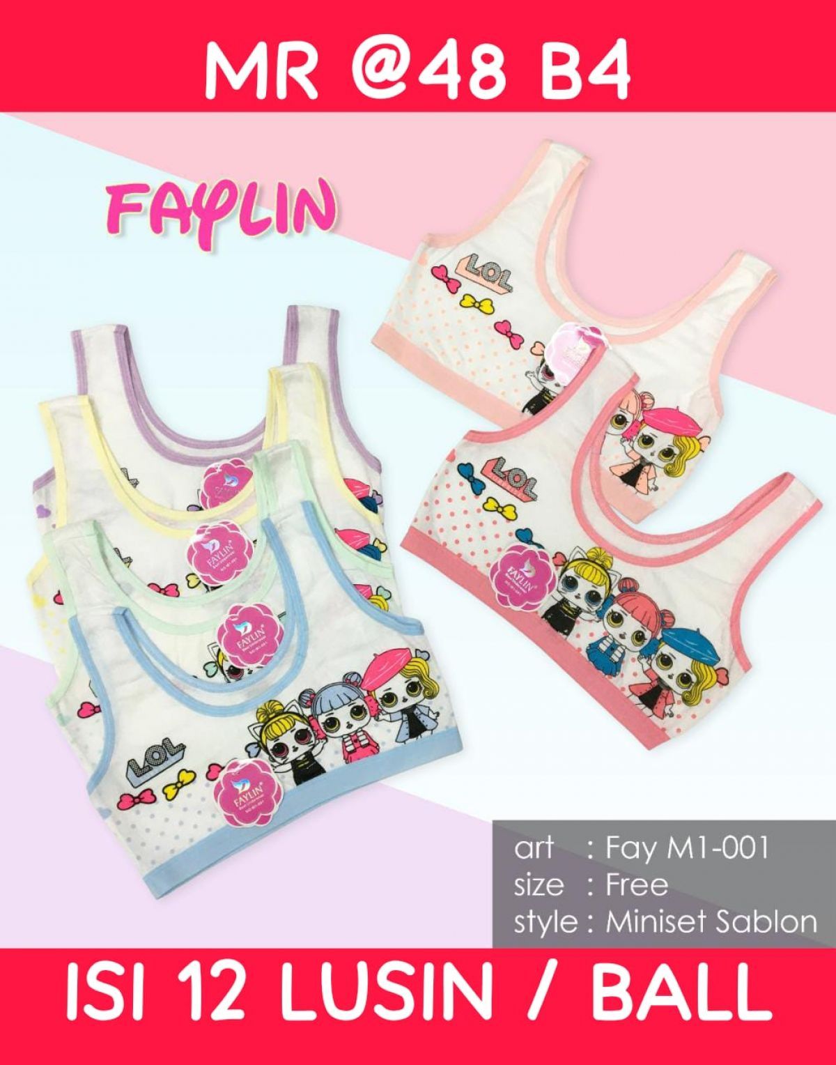 MINISET SABLON MR @48 B4 ISI 12 LUSIN