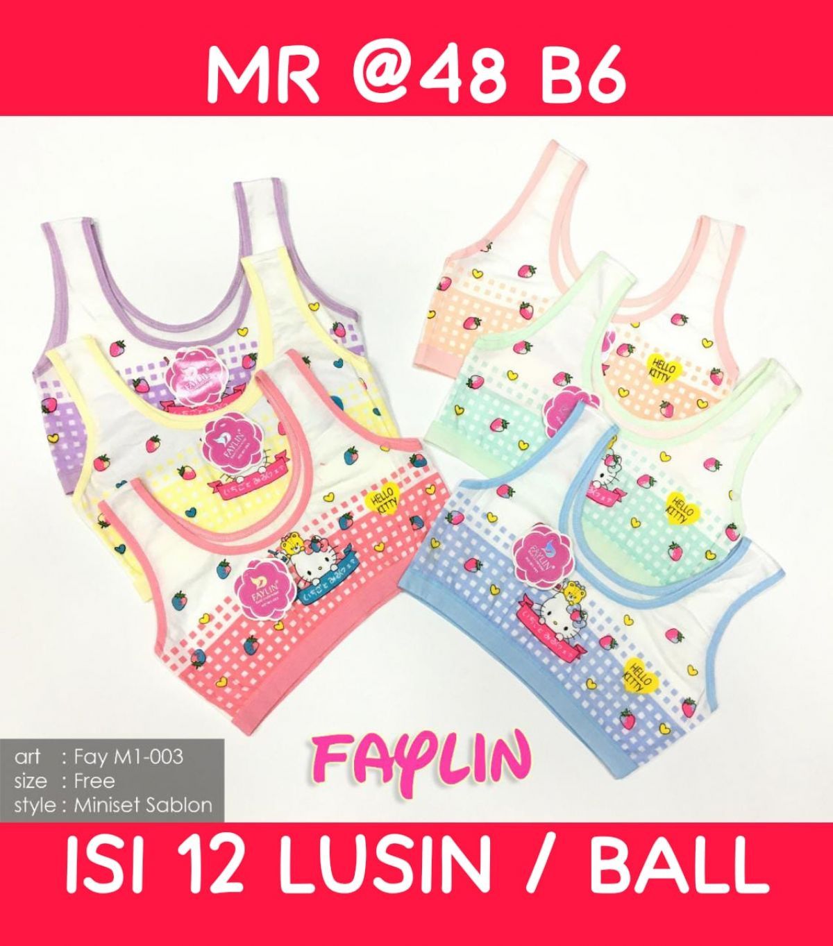 MINISET SABLON MR @48 B6 ISI 12 LUSIN