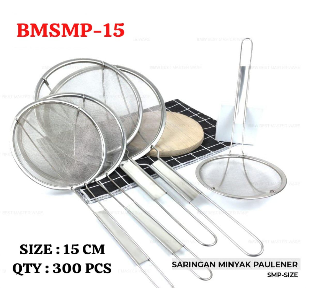SARINGAN MINYAK PAULENER BMSMP-15 SIZE 15CM ISI 300 PCS