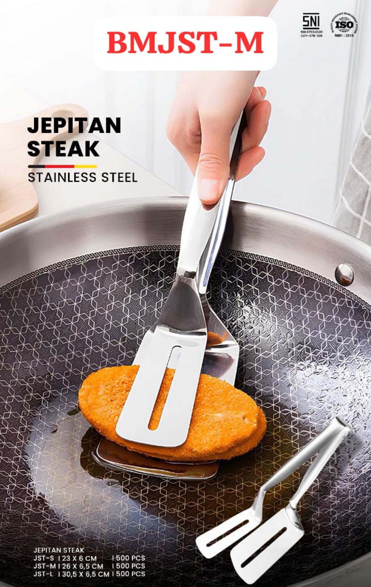 JEPITAN STEAK BMJST-M SIZE 26CM * 6.5CM ISI 500 PCS