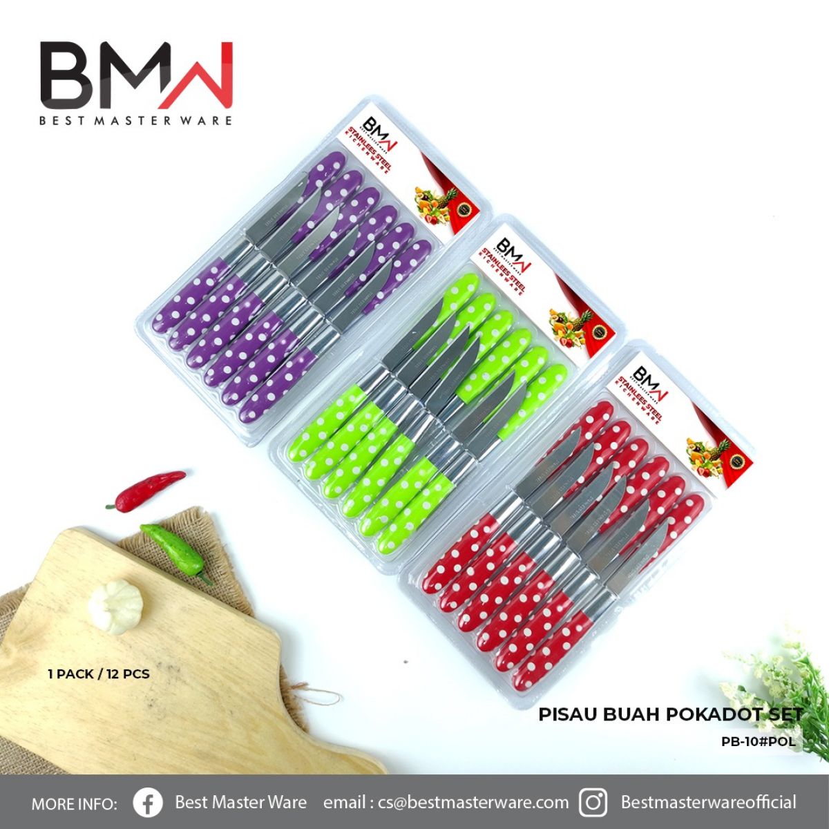 PISAU BUAH PB-10#POL ISI 120 PACK