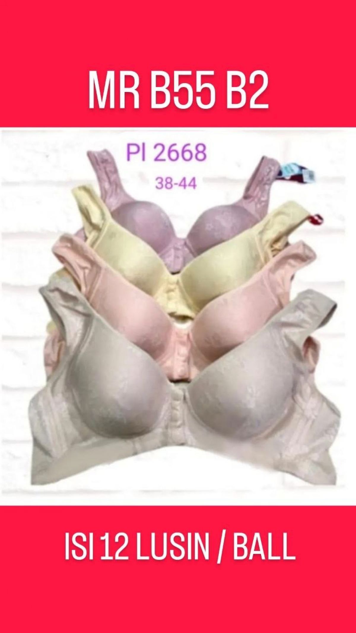 BH MR B55 B2 SIZE 38 - 44 ISI 12 LUSIN