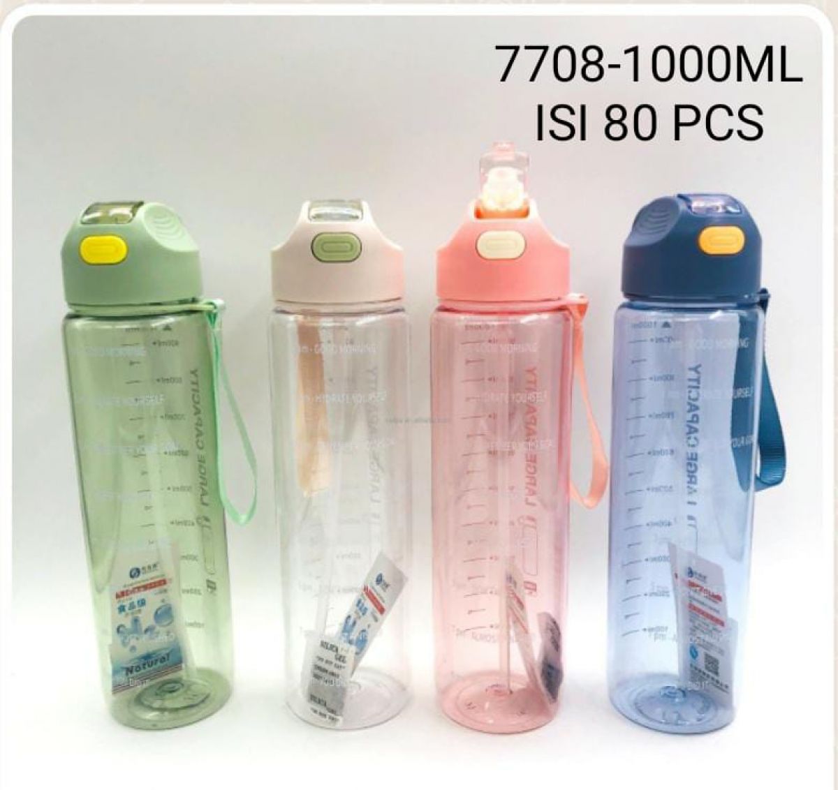 BOTOL 7708-1000ML ISI 80 PCS