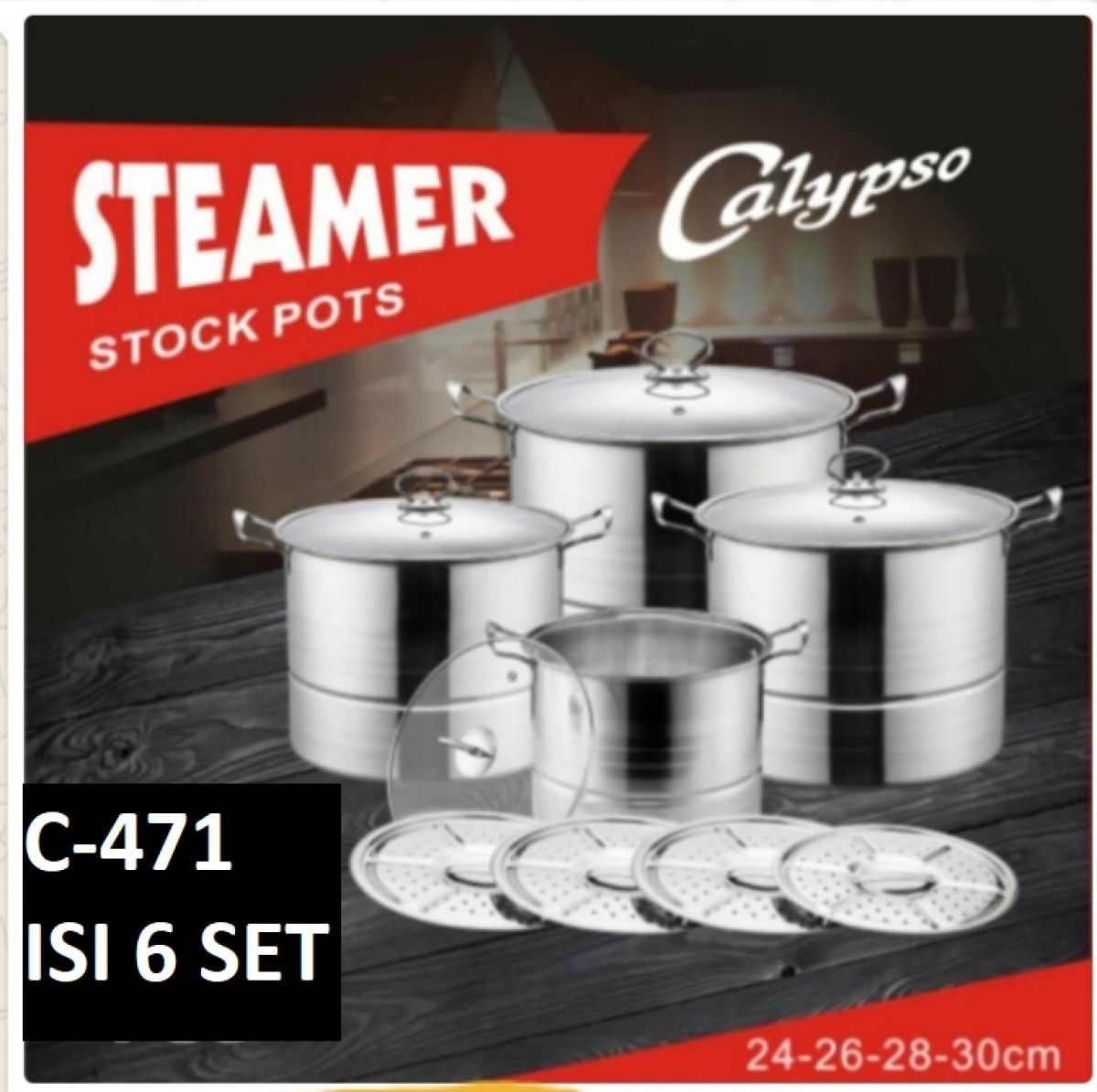 STEAMER C-471 ISI 6 SET