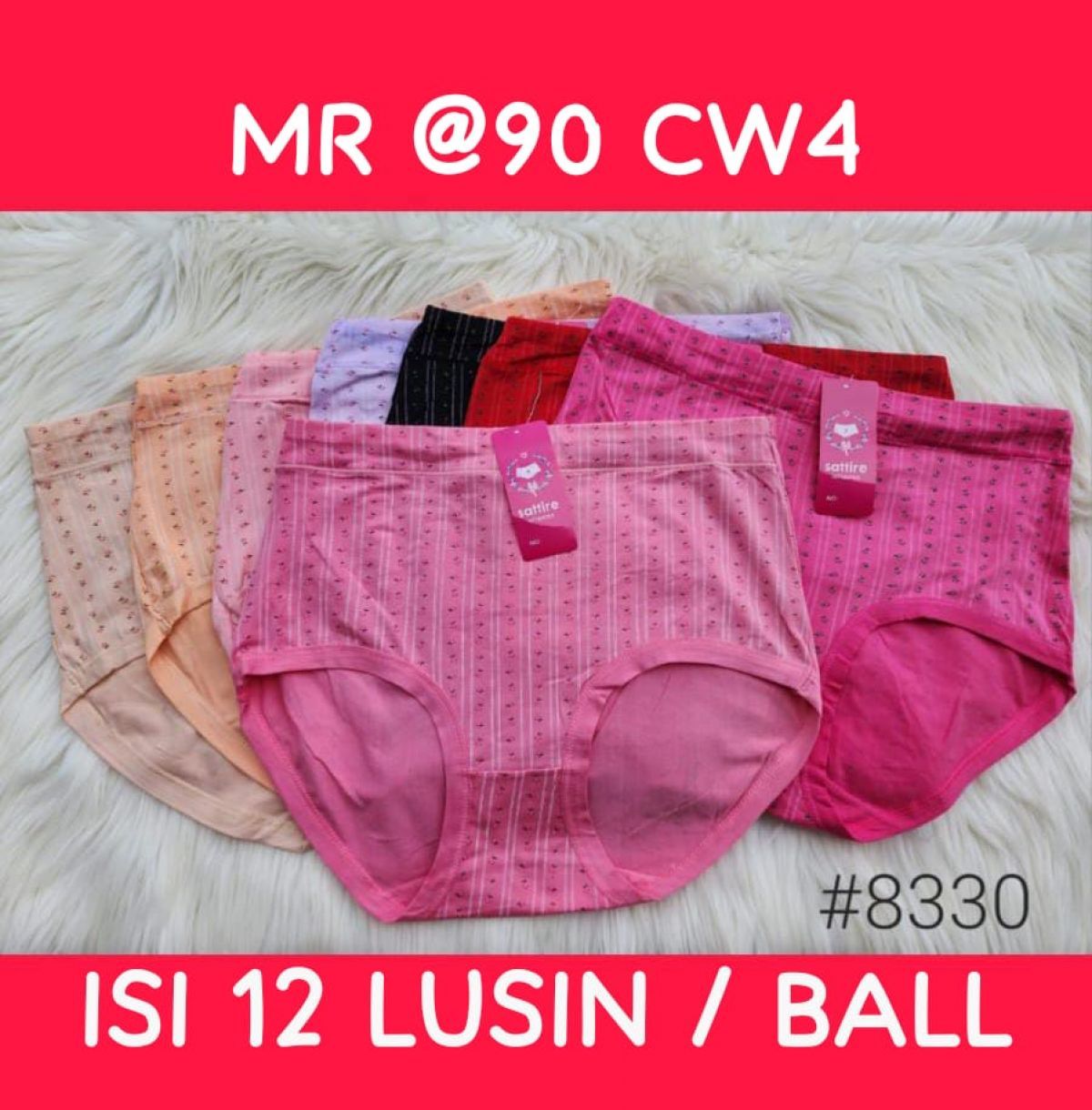 CELANA DALAM MR @90 CW4 ISI 12 LUSIN