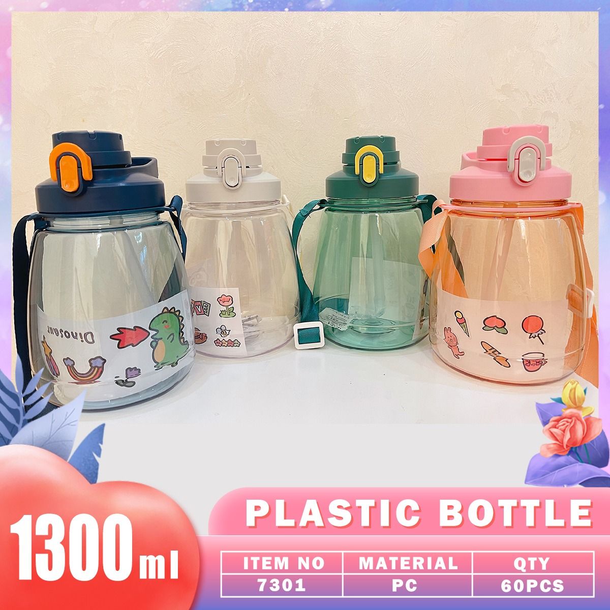 BOTOL 7301-1300ML ISI 60 PCS