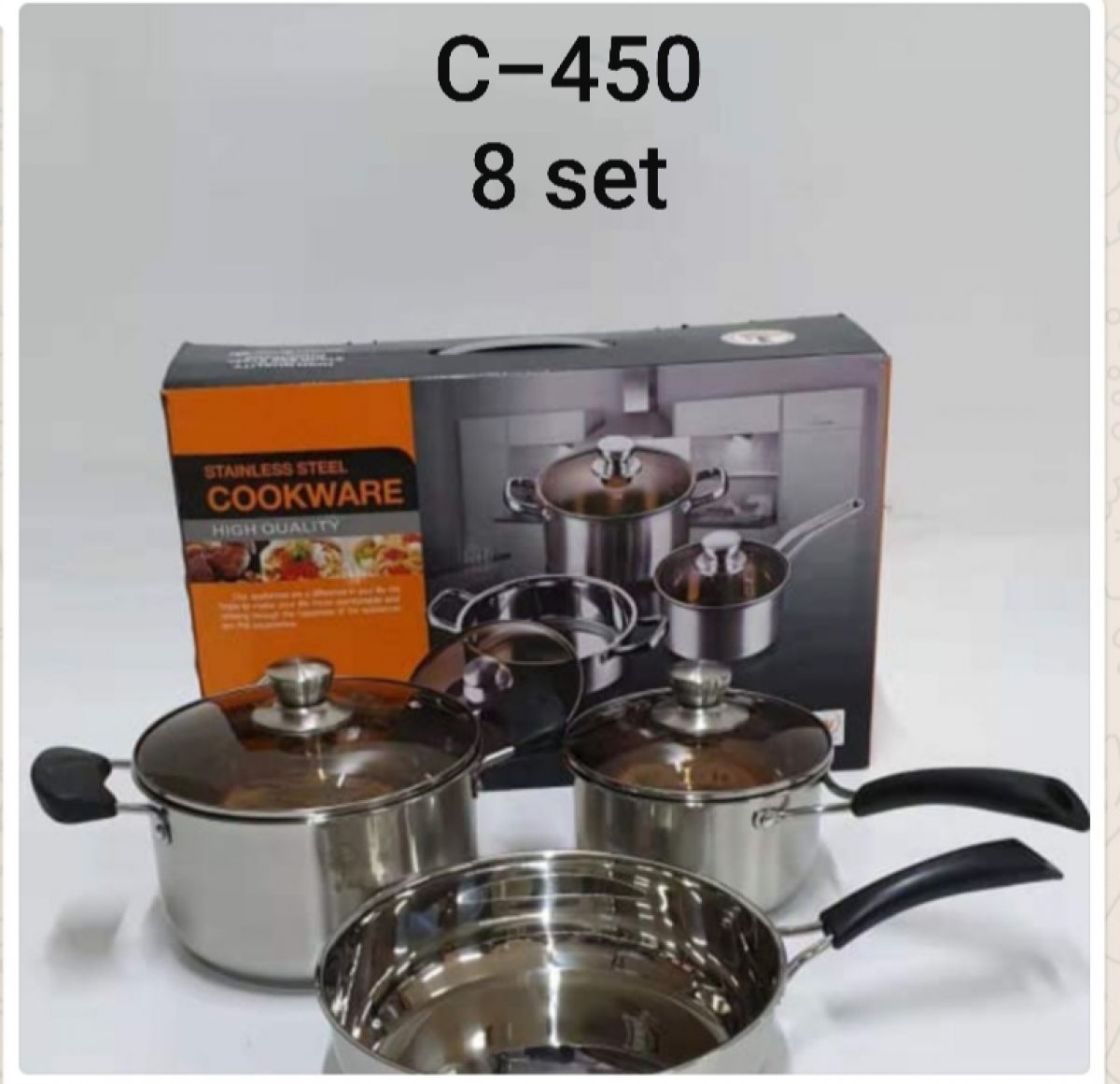 PANCI SET TUTUP KACA C-450 ISI 8 SET