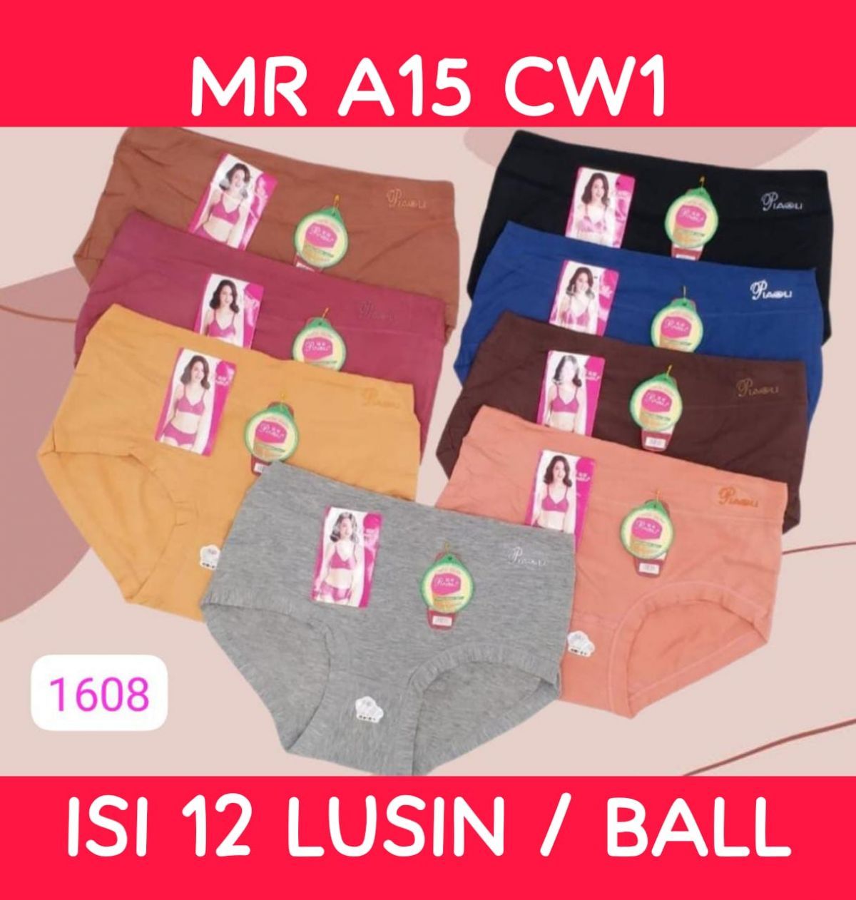 CELANA DALAM MR A15 CW1 UKURAN L ISI 12 LUSIN