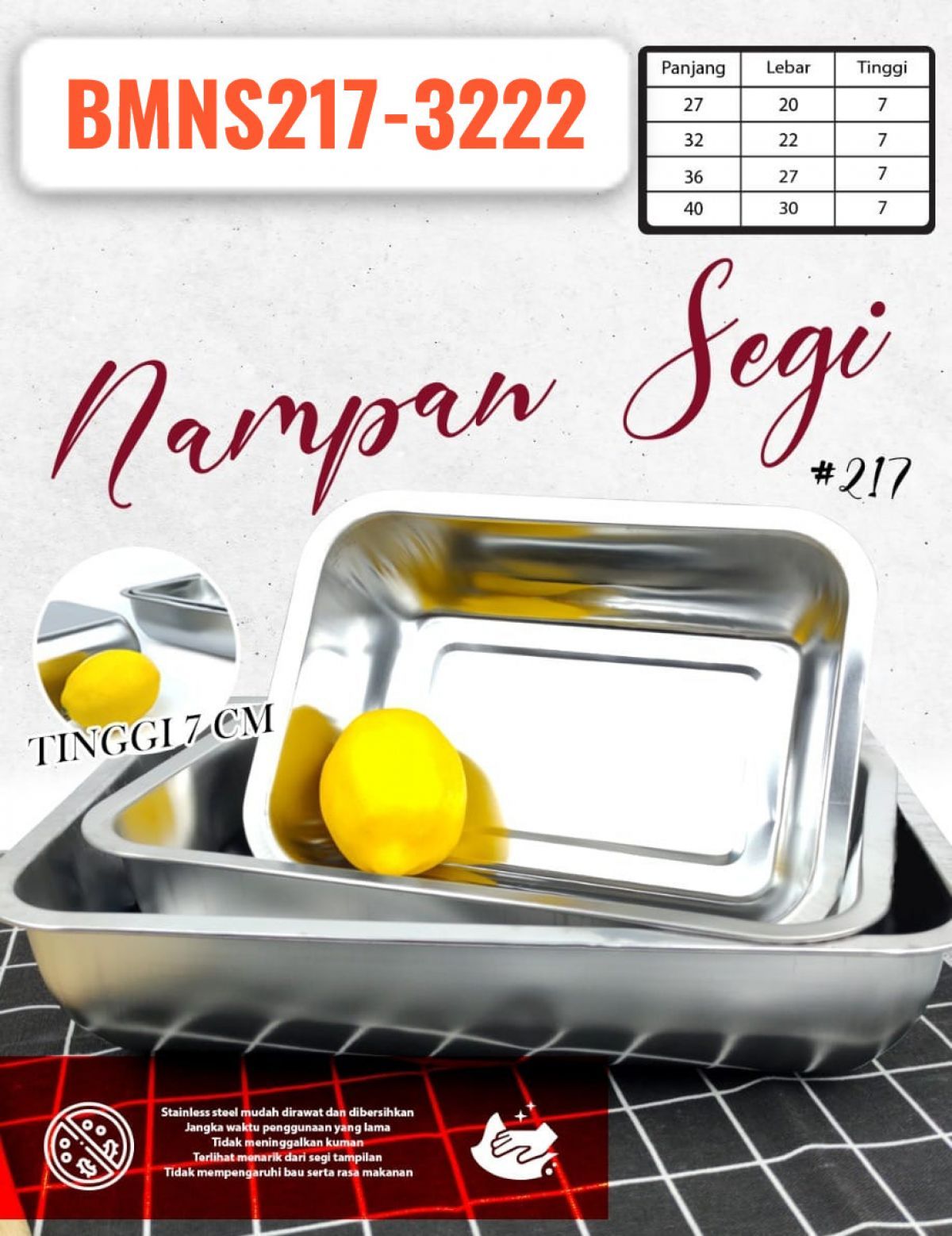NAMPAN SEGI 217 32 X 22