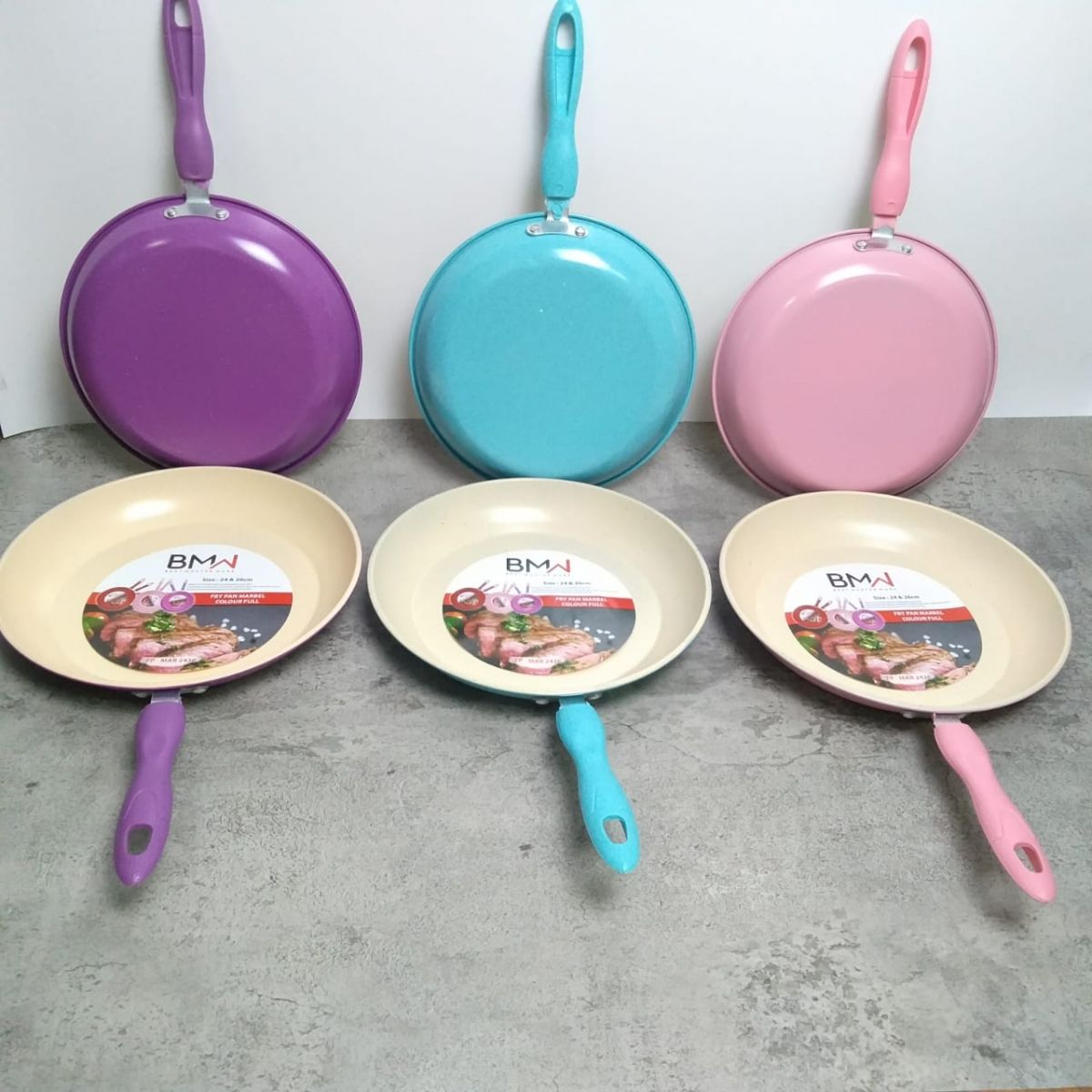 TEFLON FP-MAR2426 PINK ISI 24 SET