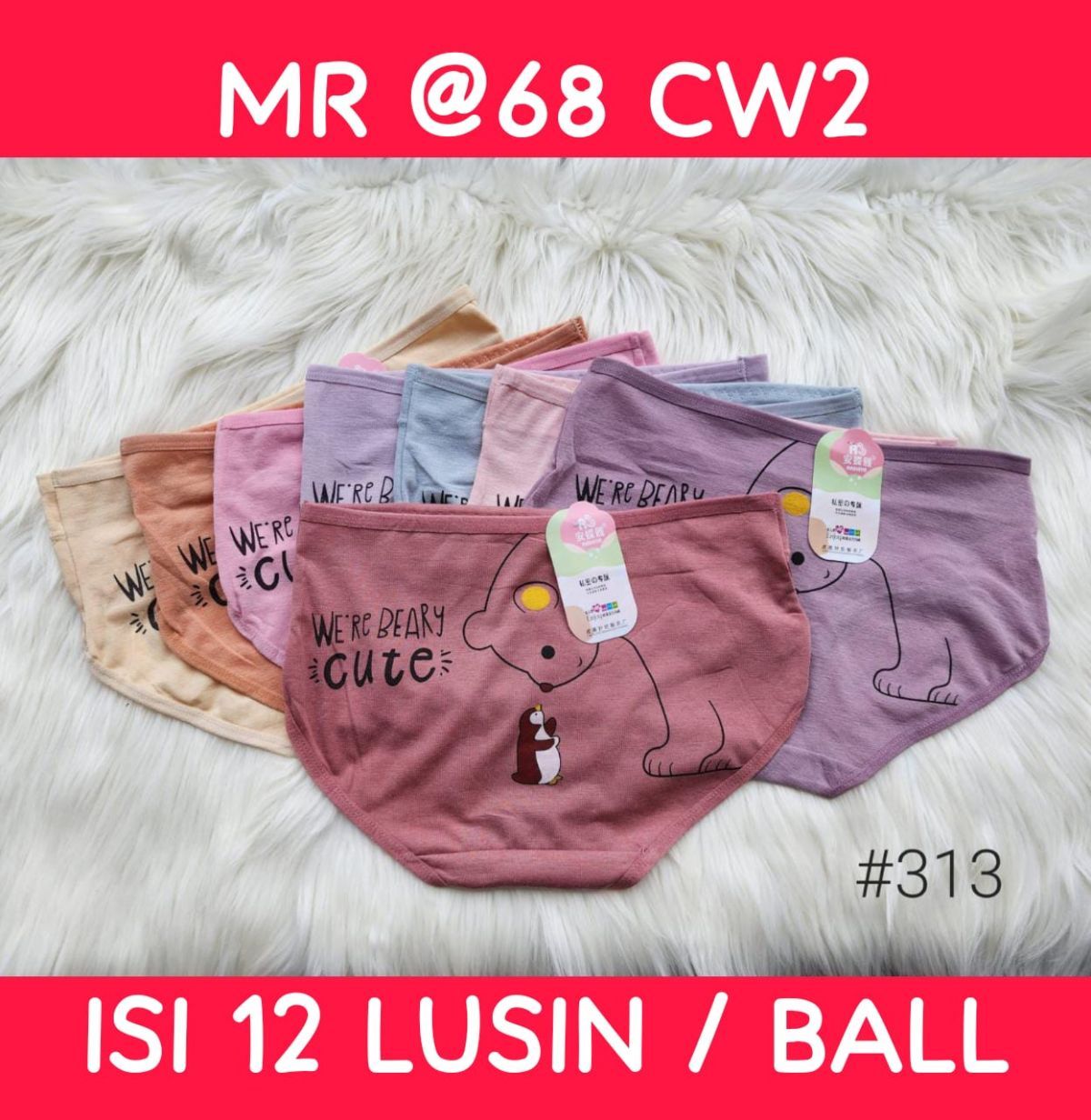 CELANA DALAM MR @68 CW2 ISI 12 LUSIN