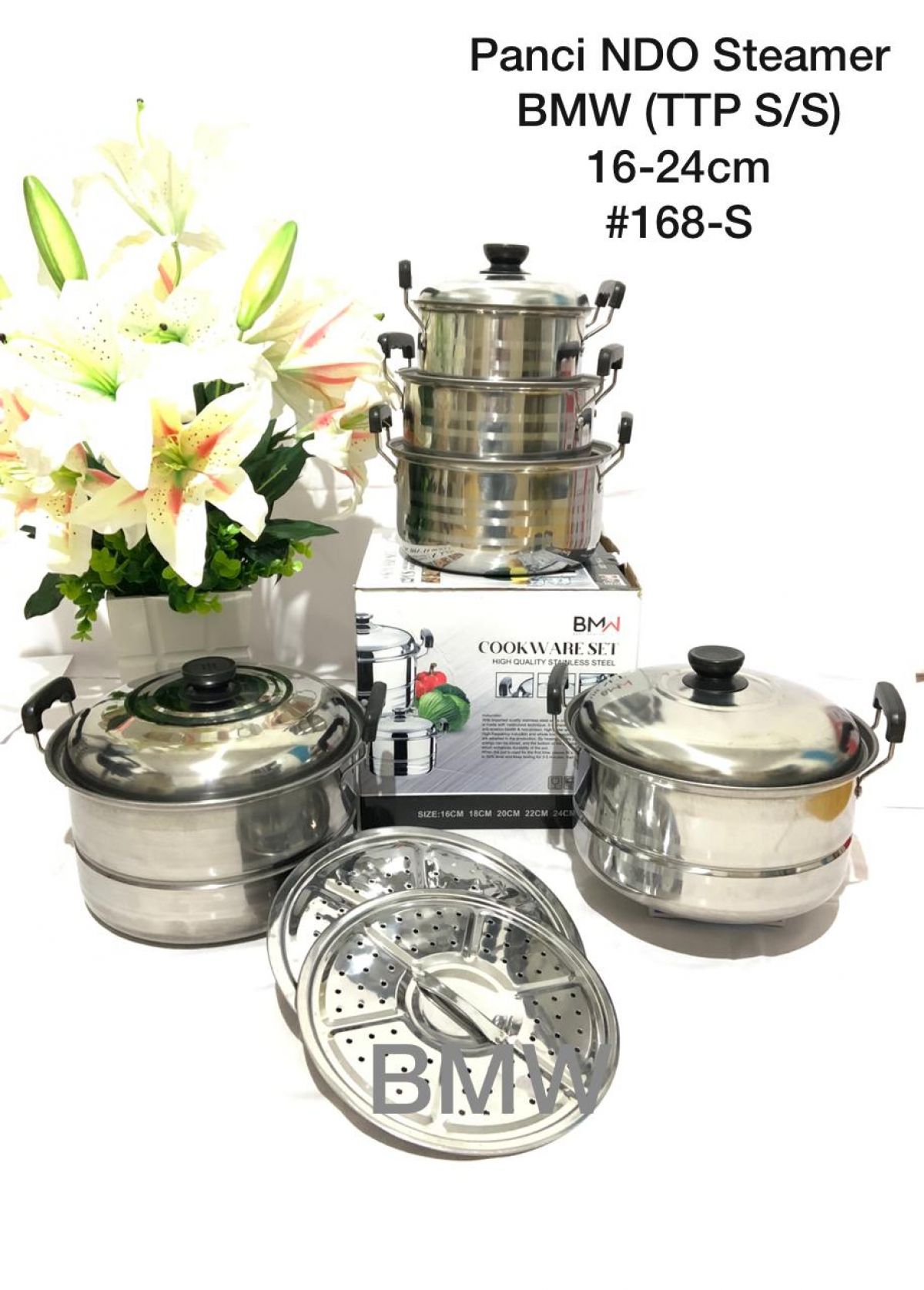 PANCI NDO STEAMER 168-S ISI 12 SET