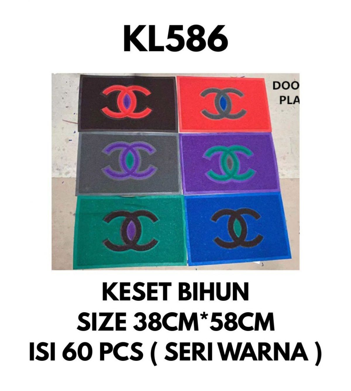 KESET BIHUN KL586 SIZE 38CM * 58CM ISI 60 PCS