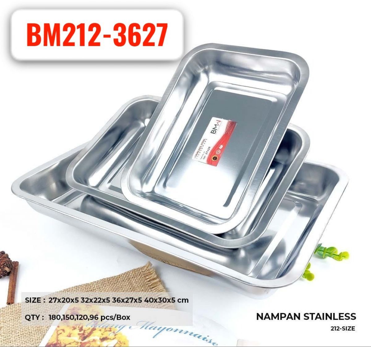 NAMPAN STAINLESS 212 36 X 27