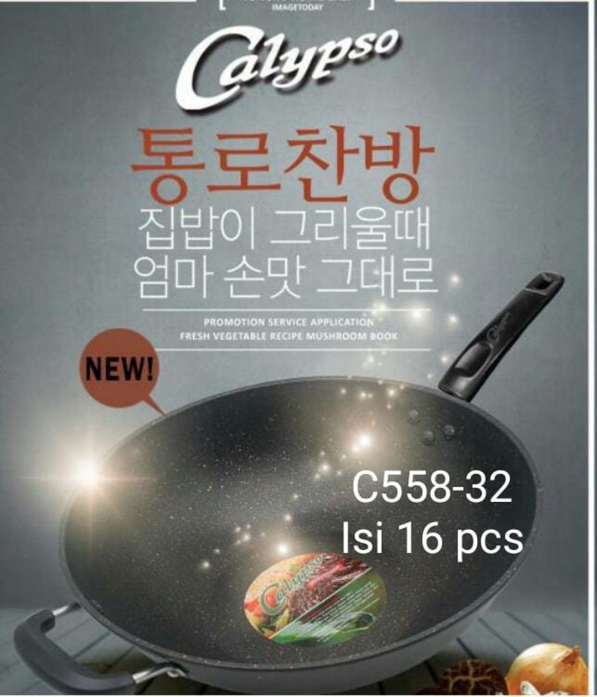 WAJAN HITAM C558-32 ISI 16 PCS