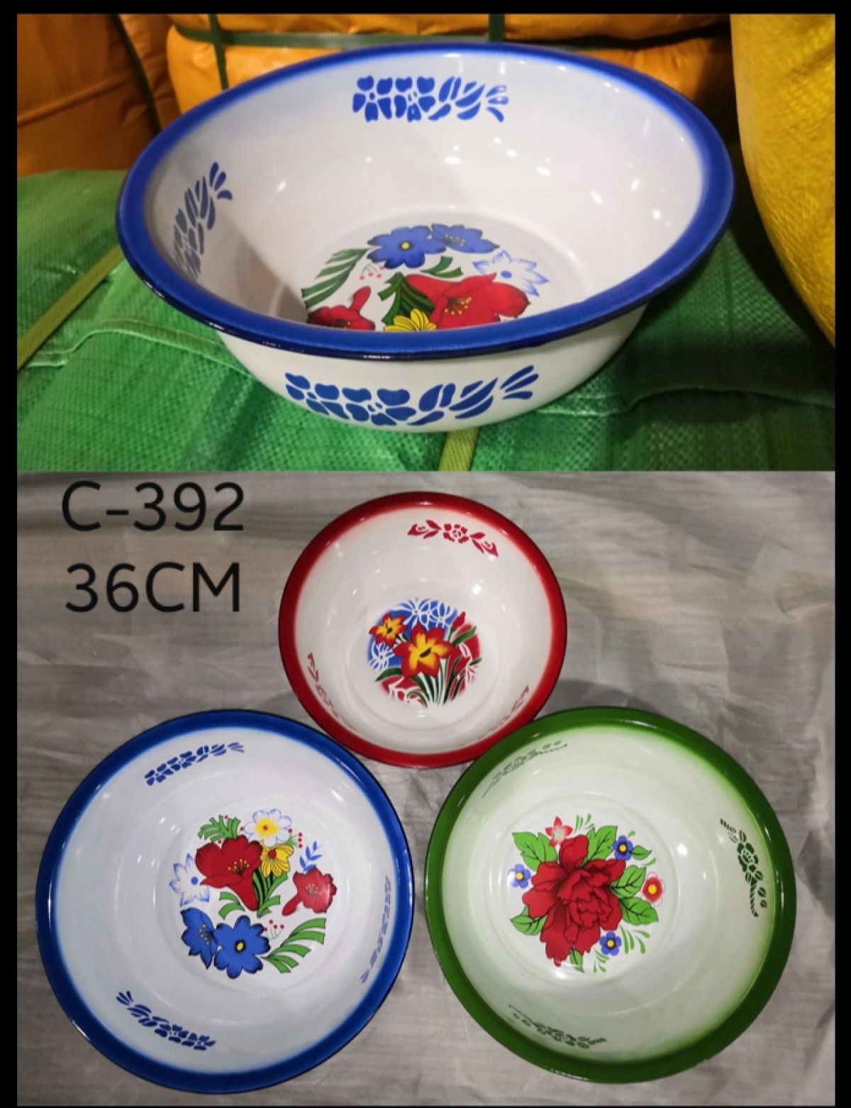 BASKOM C-392 (36CM) ISI 3 LUSIN