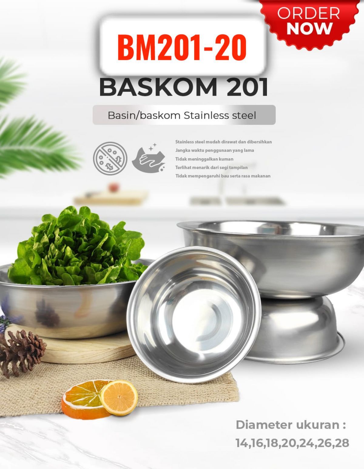 BASKOM 201 20CM